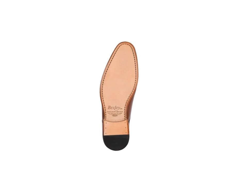 👞 Derbies Homme Cognac Patiné 👞