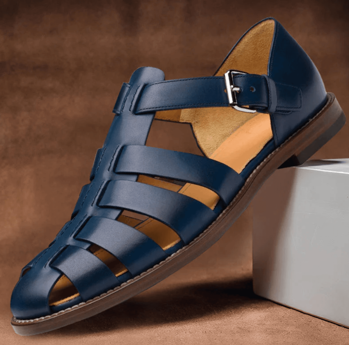 👞 Sandales Homme en Cuir 👞