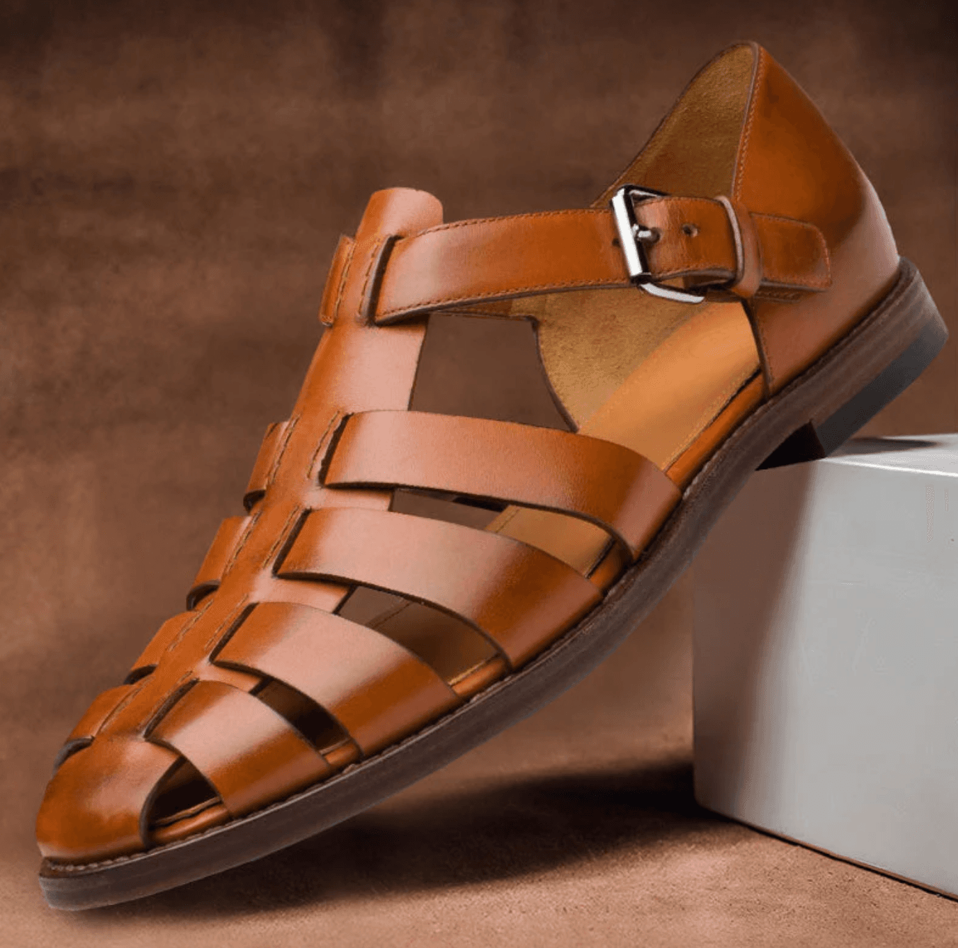 👞 Sandales Homme en Cuir 👞