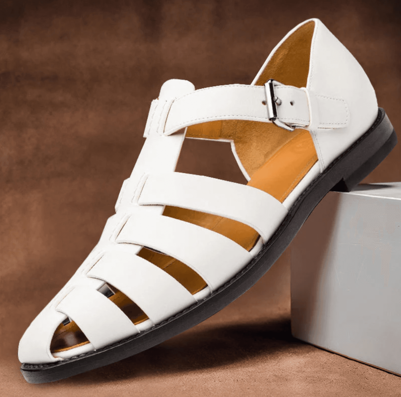 👞 Sandales Homme en Cuir 👞