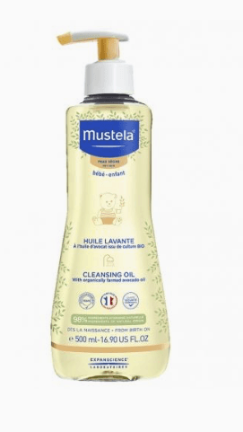 💛 Mustela – Huile Lavante Bébé 💛
