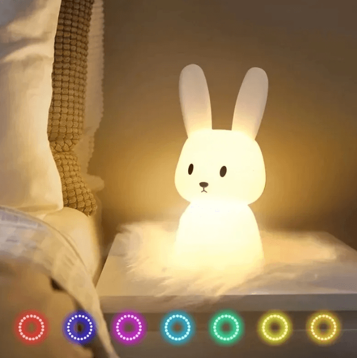🐰 Veilleuse Lapin en Silicone 🐰